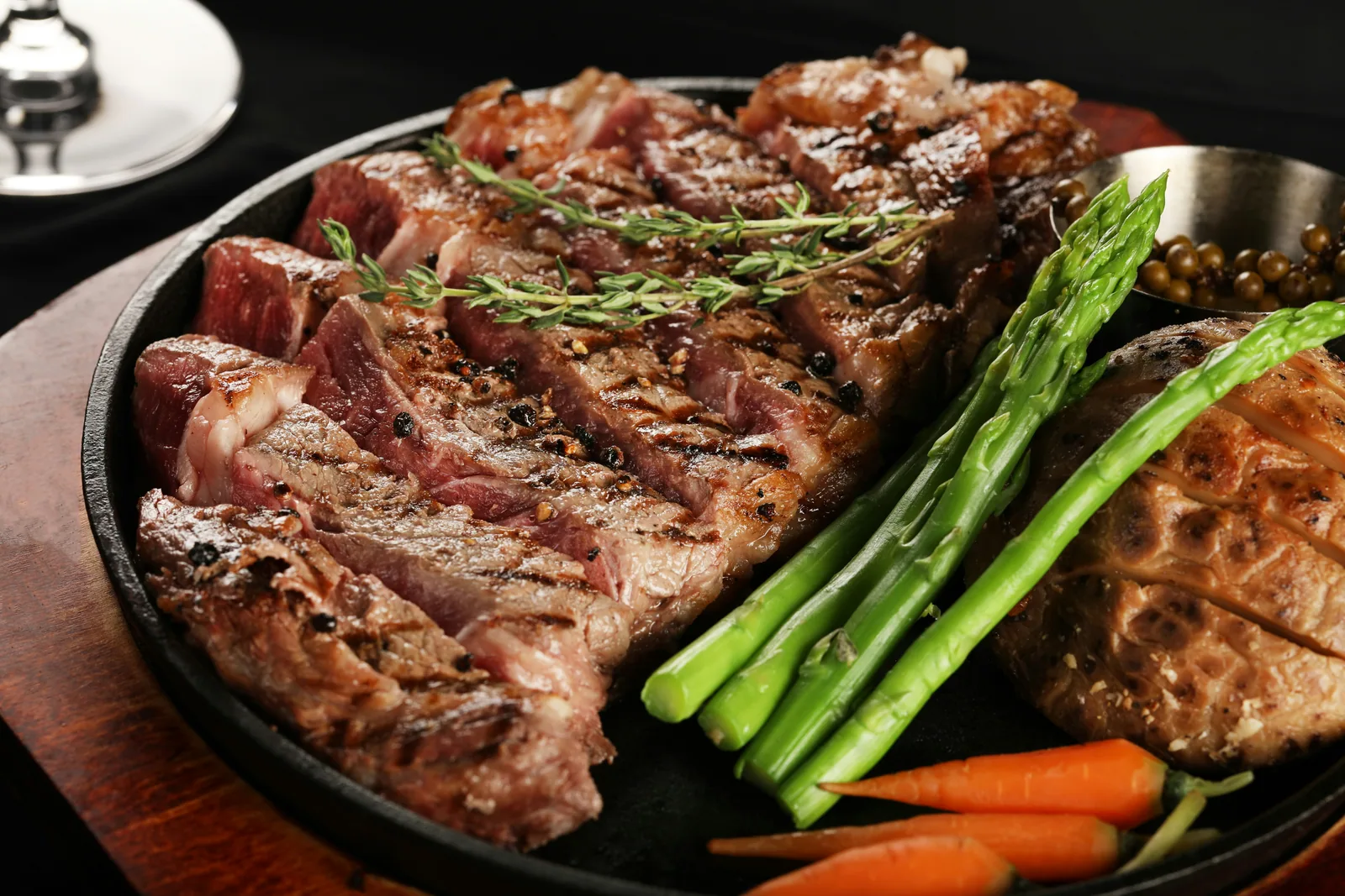 Filet mignon on the grill